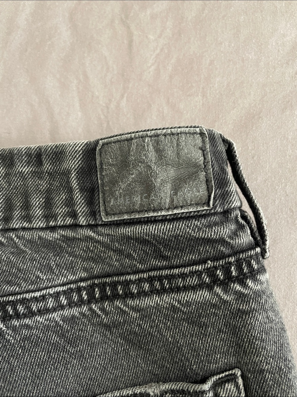 High-Waist Black Gray Women’s Jeans - Picture 5 of 8